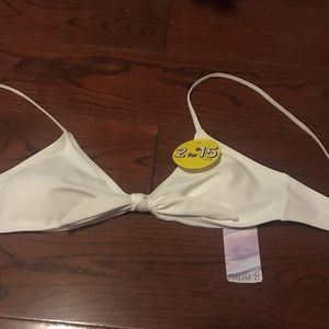 Forever 21 white tie front bikini
